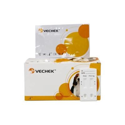 Feline Herpesvirus Antigen için Antijen Combo Hızlı Test Feline Calicivirus Antigen