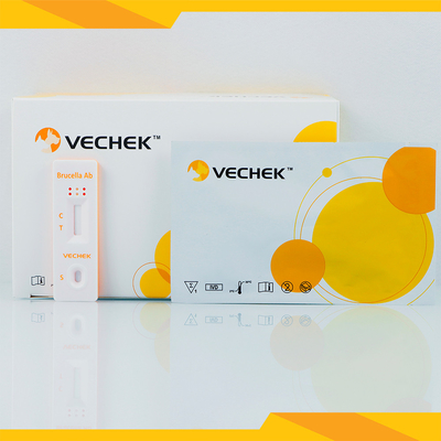 Sığır Ve Koyun Brucella Antikoru Hızlı Test Kaseti Tam Kan / Serum / Plazma