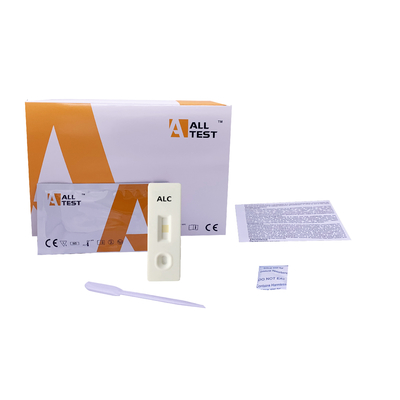 Hızlı İdrar Alkol Test Kiti Dipstick Paneli 3-5 Dakika