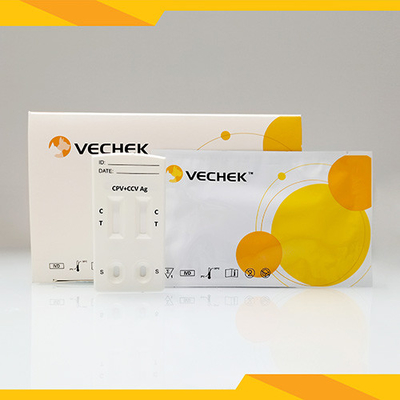 Veteriner Köpek CPV CCV Test Kiti Dışkı Kusmuk 10 Kit Boyutu