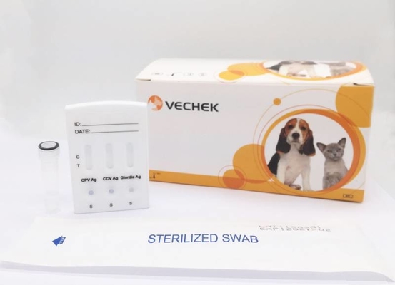 OEM Köpek Test Kitleri CPV CCV Giardia Lamblia Antijen Hızlı Teşhis