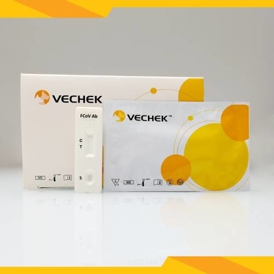 Feline Corona Virüs Antikor Hızlı Test Kaset Serumu / Ascites / Hidrotoraks
